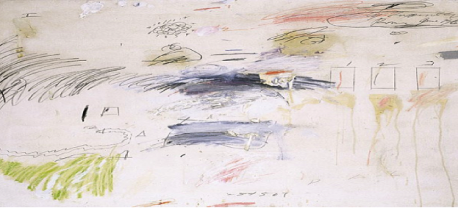 “Untitled” by Cy Twombly 1960